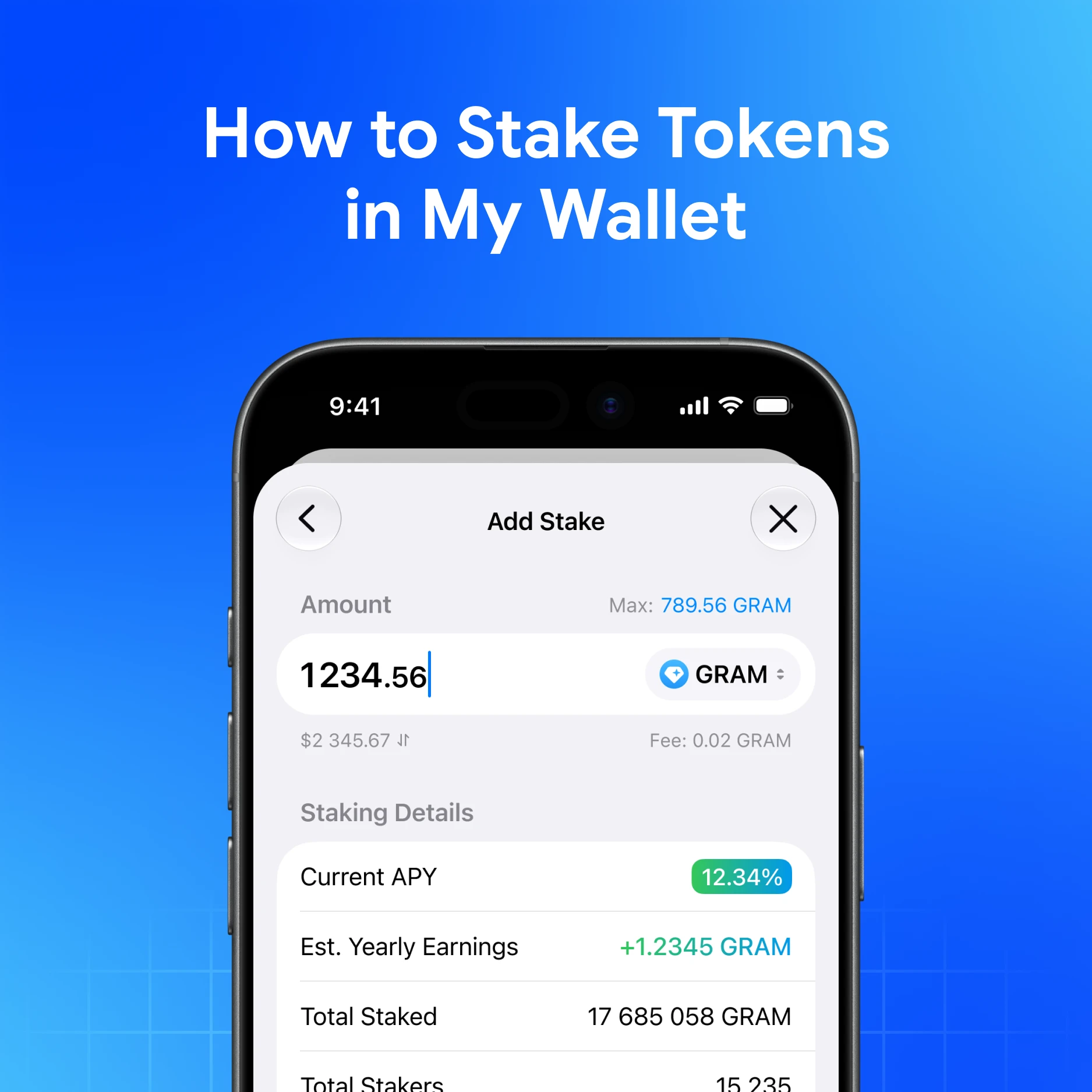 How to Stake in My Wallet